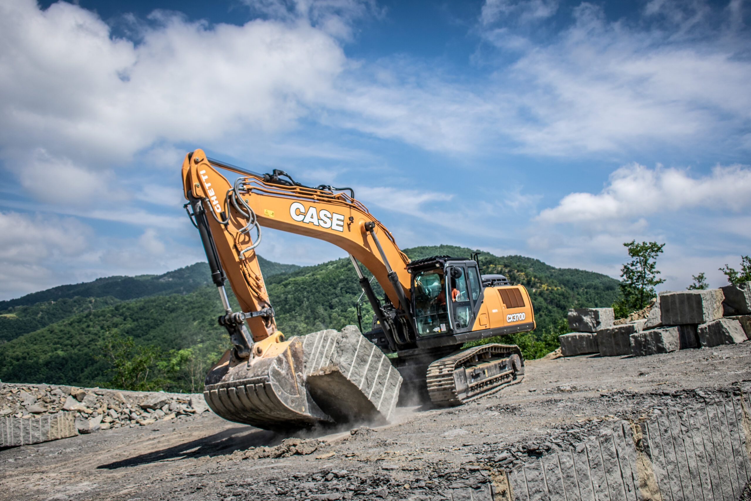 Gąsienicowa koparka